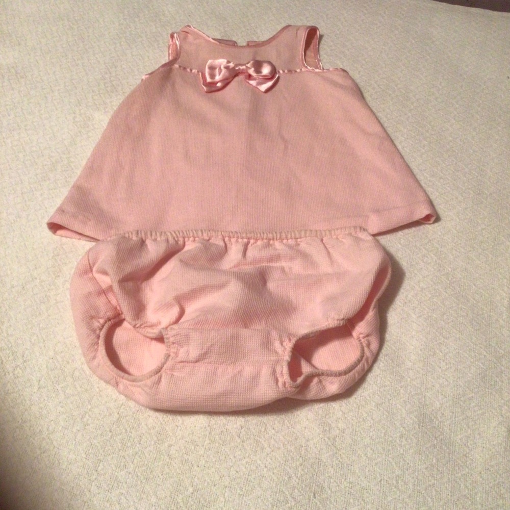 Baby pink girls set